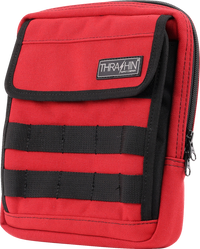 Thumbnail for THRASHIN SUPPLY CO. Handlebar Bag Slim - Red THB-0034