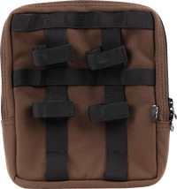 Thumbnail for THRASHIN SUPPLY CO. Handlebar Bag Slim - Brown THB-0032