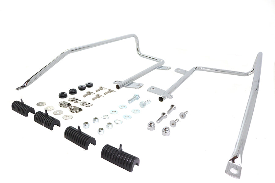 Wyatt Gatling Saddlebag Bracket Kit Chrome