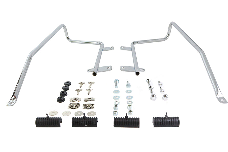 Wyatt Gatling Saddlebag Bracket Kit Chrome