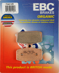 Thumbnail for Brake Pads Fa612r Sintered R Series