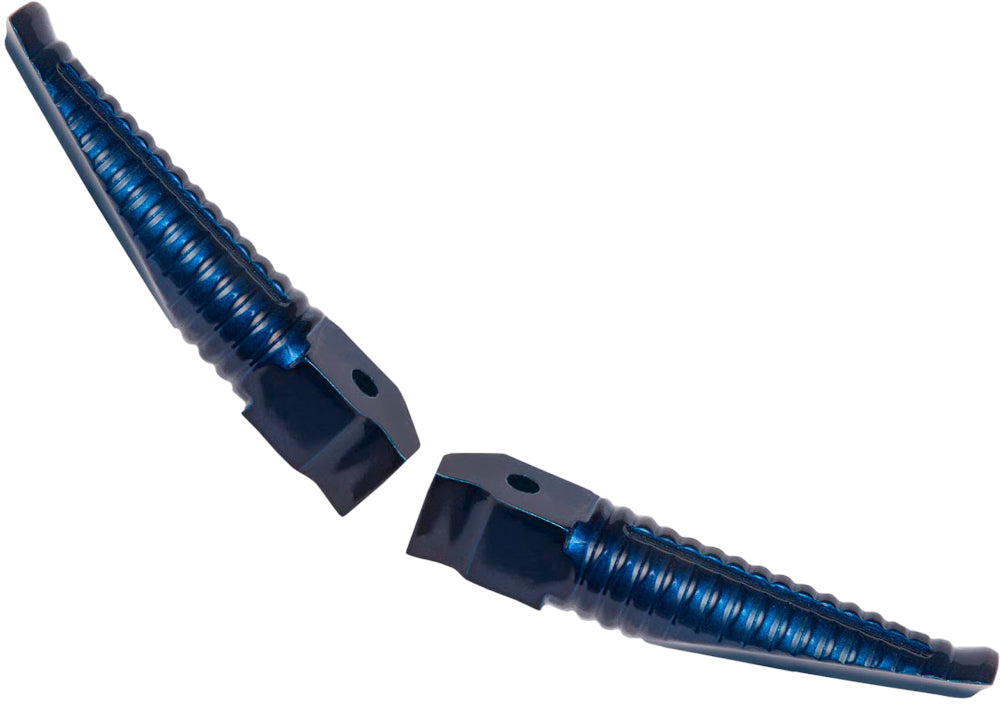 Billet Aluminum Footpegs Blue Anodized