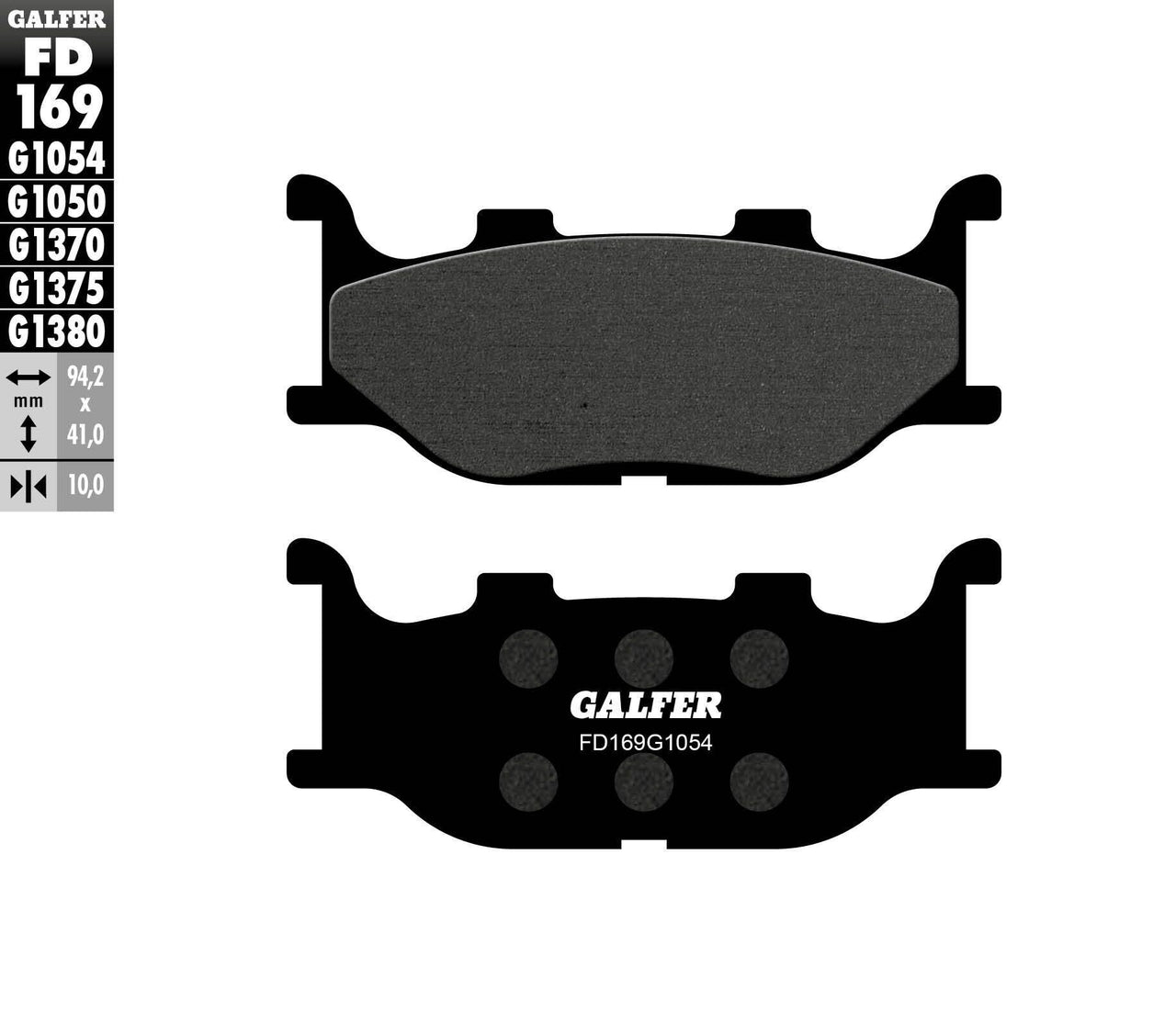 Brake Pads Semi Metallic Fd169g1054