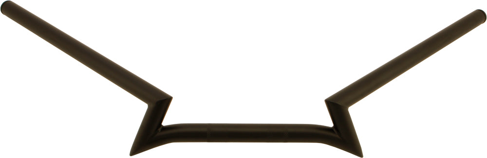 H Bar Z Bar 1" Knurl 30"W 3"Rise Satin Black