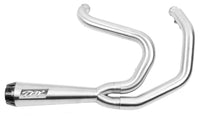 Thumbnail for Comp S 2in1 Exhaust Sportster Brushed W/Cf End Cap
