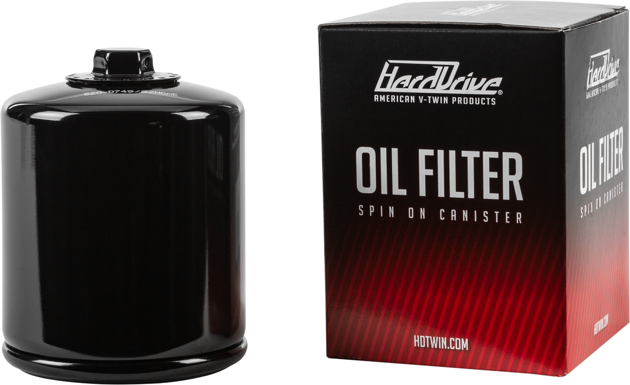 Oil Filter Evo Black Heavy Duty W/Hex