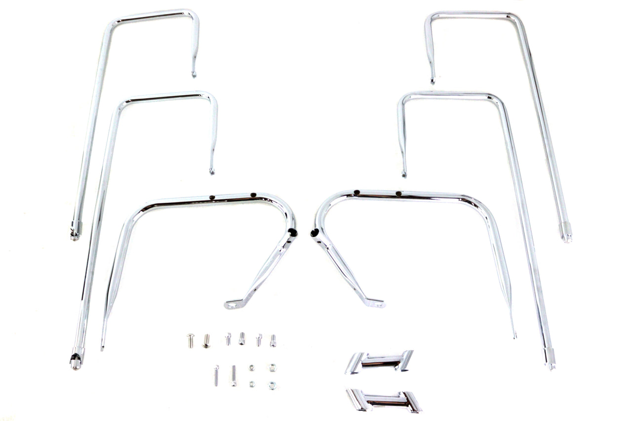 Saddlebag Guard Kit Chrome