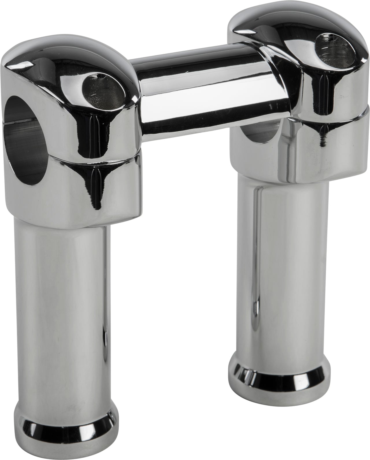 Chrome Riser Kit For 1.25" Dia W/ 1 Piece Top Clamp