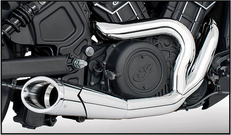 Combat 2 1 Shorty Chrome W/Chrome Tip `14 Up Scout
