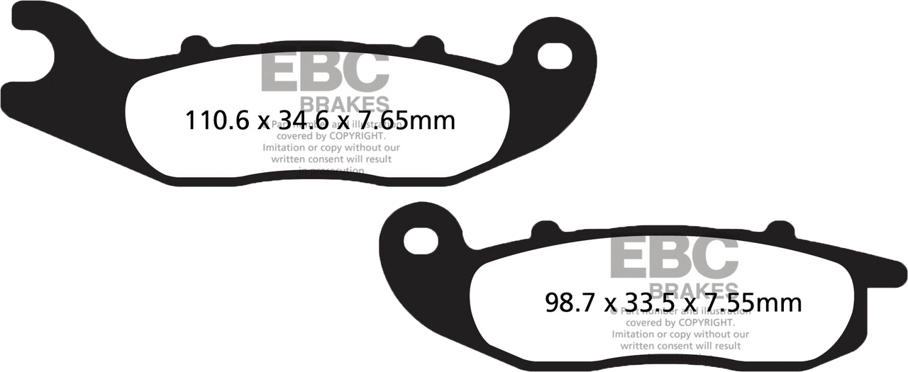 Brake Pads Sfa693hh Double H Sintered
