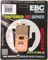 Thumbnail for Brake Pads Sfa115hh Double H Sintered