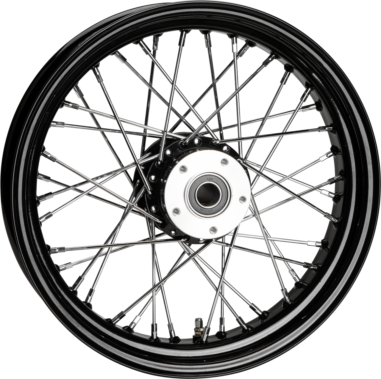 Fr 40 Spk Dd Black 16x3.5 Flt Hub 1" Axl 00 Ltr