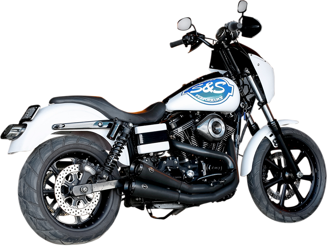 S&S CYCLE 2:2 Exhaust - Black 550-0742