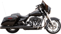 Thumbnail for S&S CYCLE 2-into-1 Exhaust for '95-'16 FL - Black 550-0777