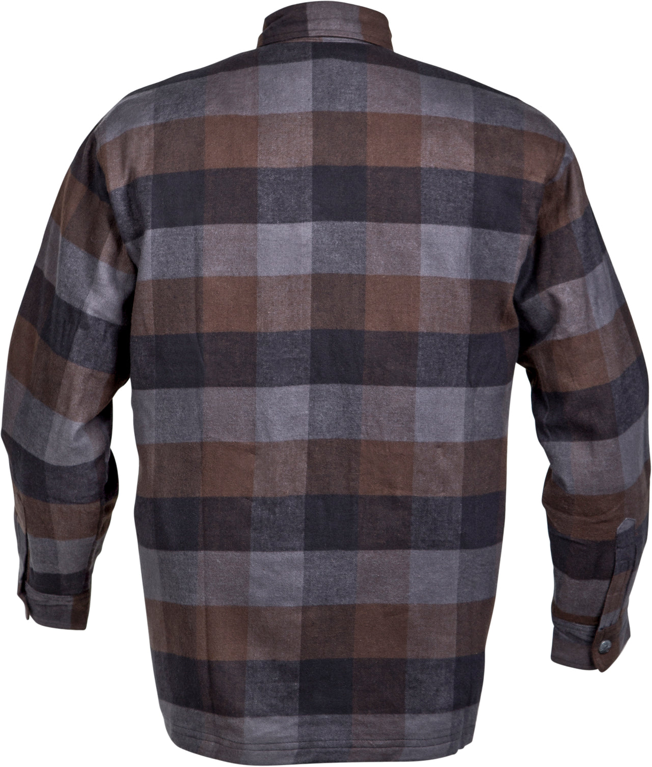 SCORPION EXO Covert Moto Flannel Shirt - Black/Brown/Grey (Part Number: 13603-3)