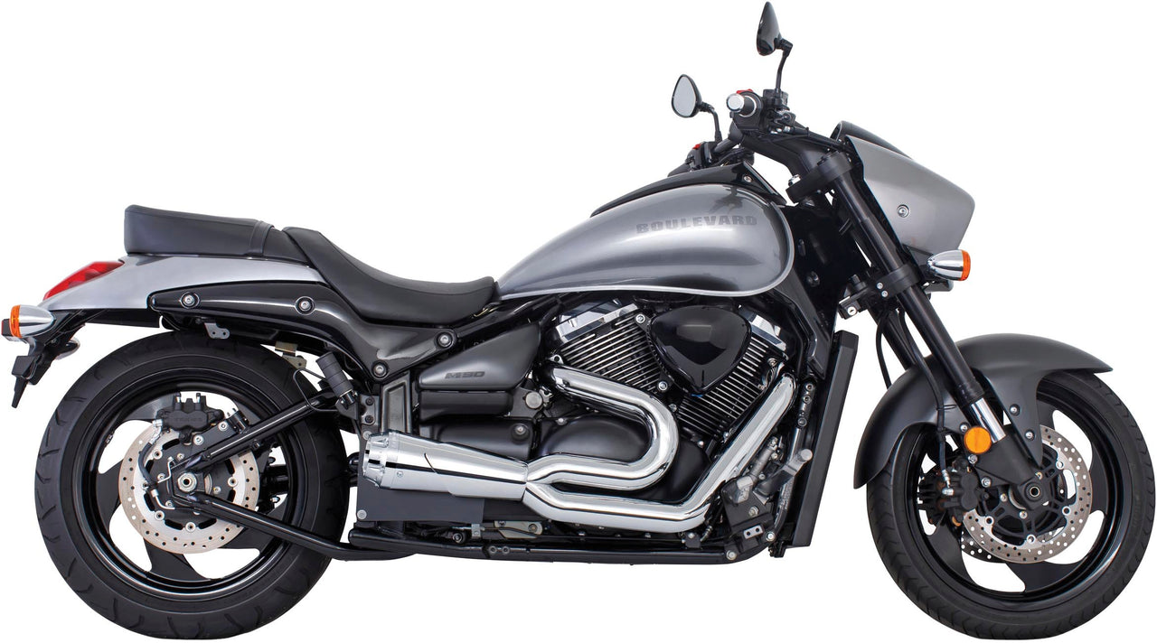 Exhaust Outlaw 2 Into 1 Chrome Suz