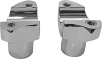 Thumbnail for Forged Handlebar Riser Chrome Straight 2