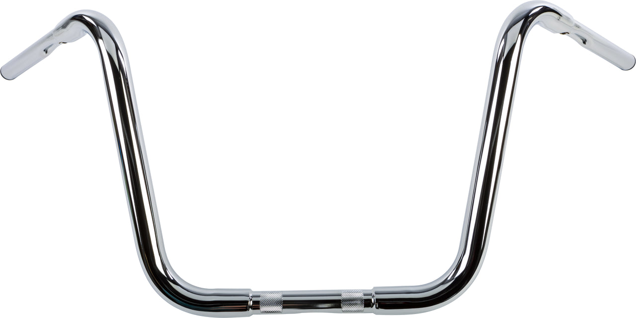 Ape Hanger 1 1/4" Chrome 14" 1" Thru Clamp   Cable