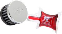 Thumbnail for Crankcase Vent Air Filter Direct Mount Chrome Top
