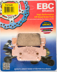 Thumbnail for Brake Pads Fa704r Sintered R Series