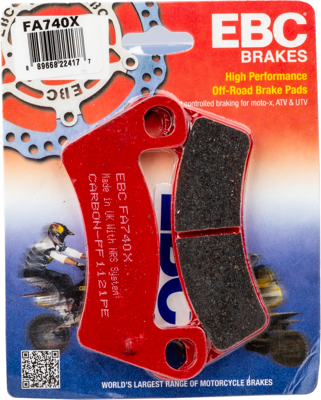 Brake Pads Fa740x Carbon X Series