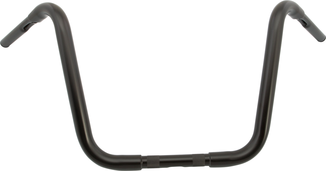 Ape Hanger 1 1/4" Black 14" 1" Thru Clamp  Cable