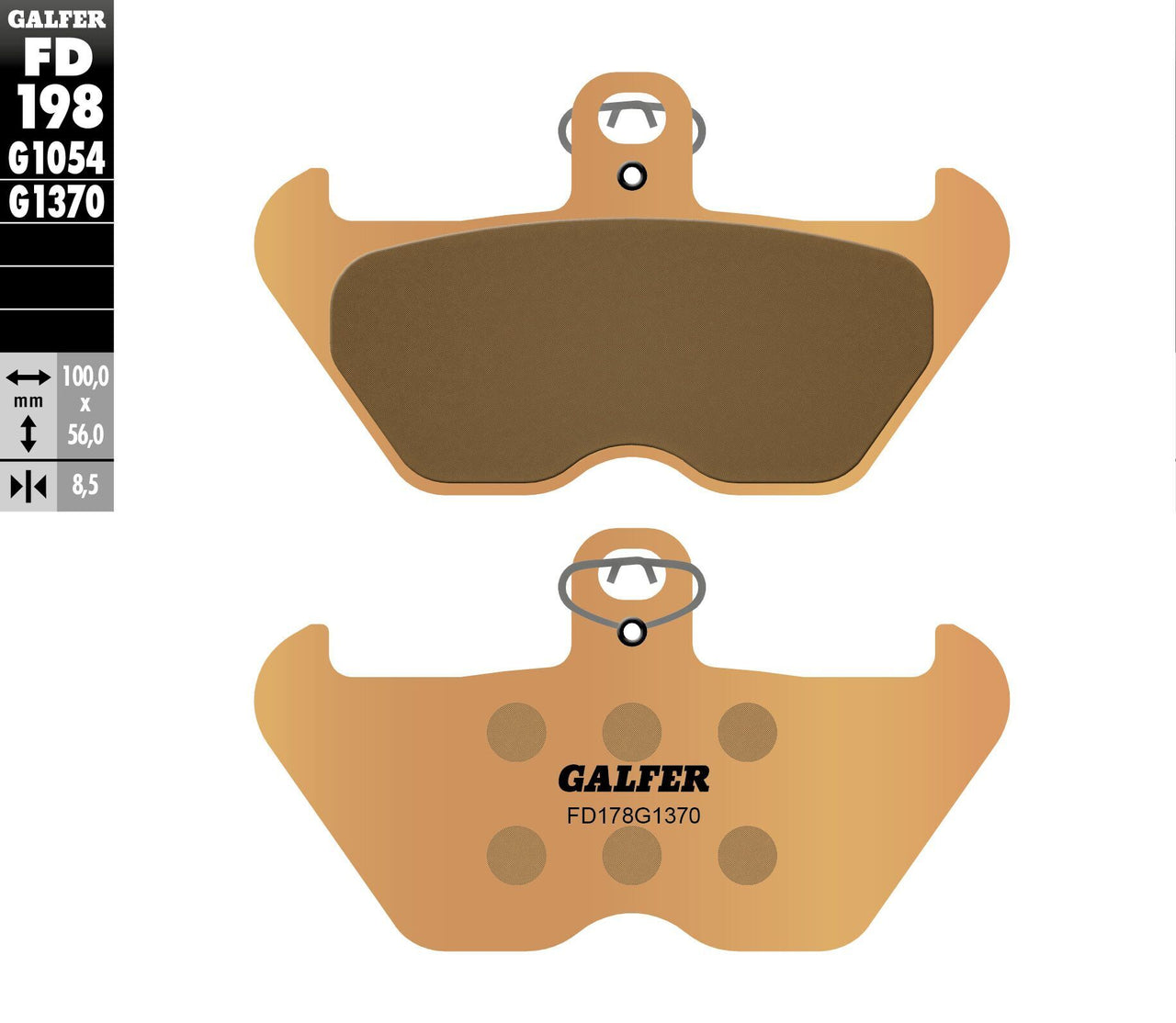 Brake Pads Sintered Fd198g1370