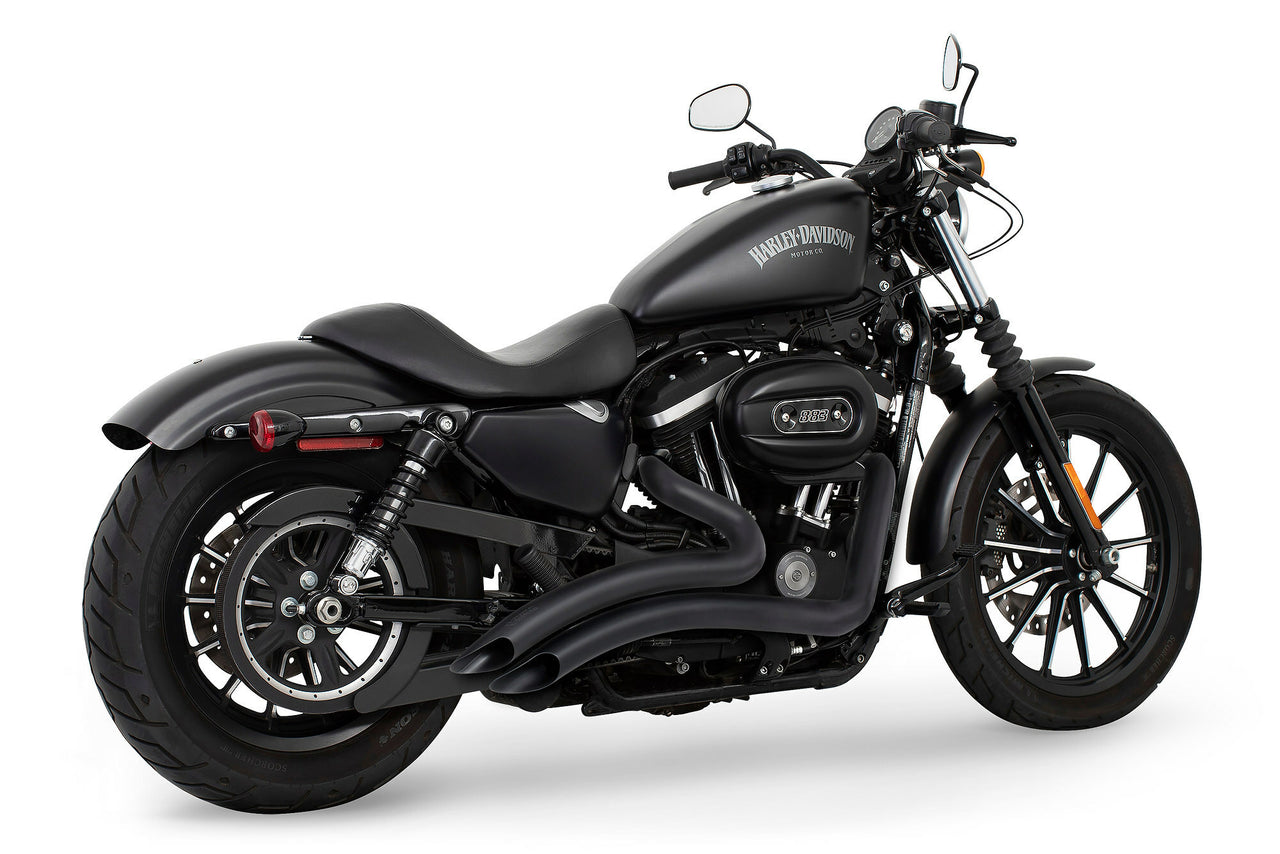 Sharp Curve Radius Black Sportster