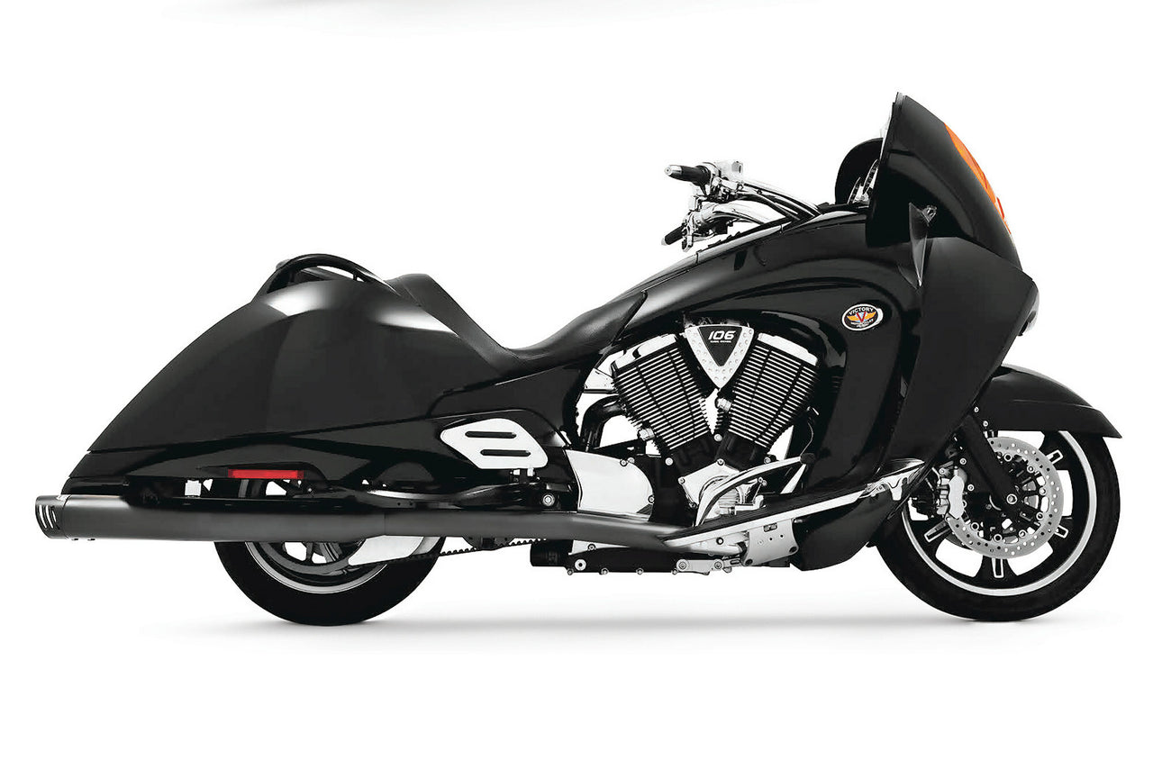 Racing True Duals 4" Black W/Black Tips