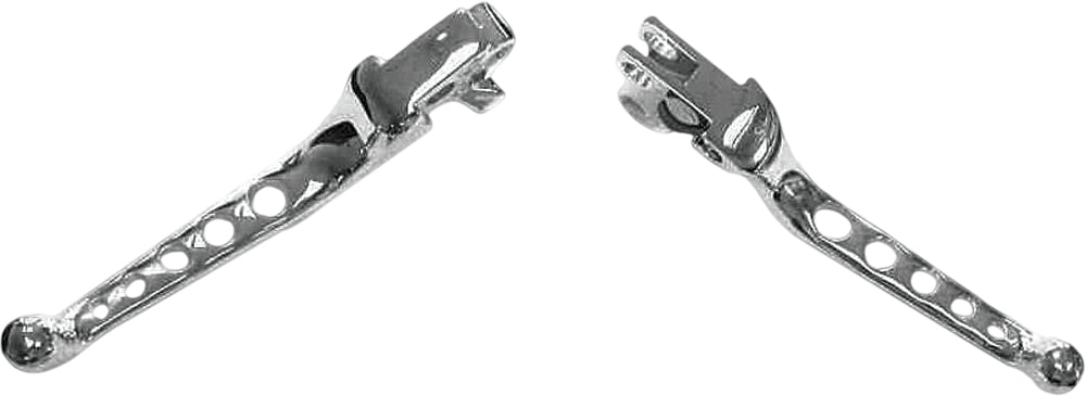 Custom Levers 5 Hole Chrome Big Twin 96 06  Xl 96 03