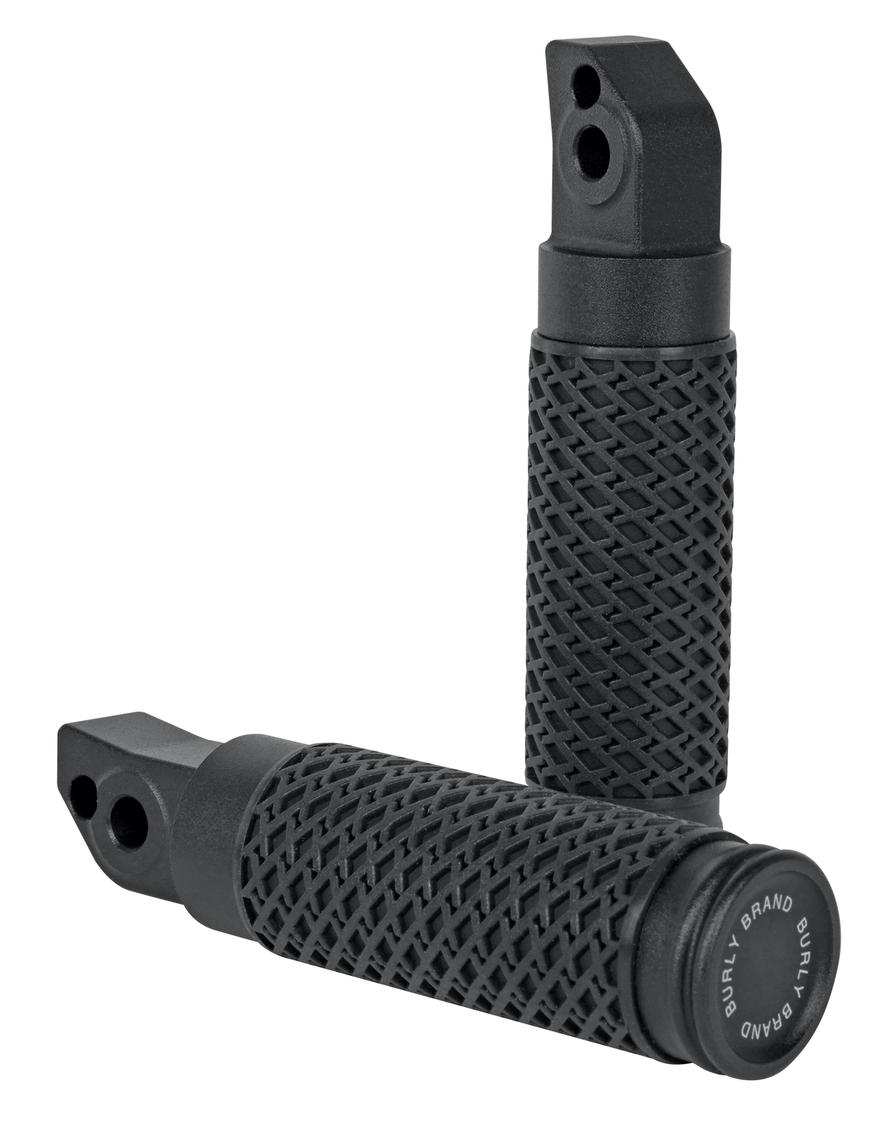 Slash Cut Pass Foot Pegs Black