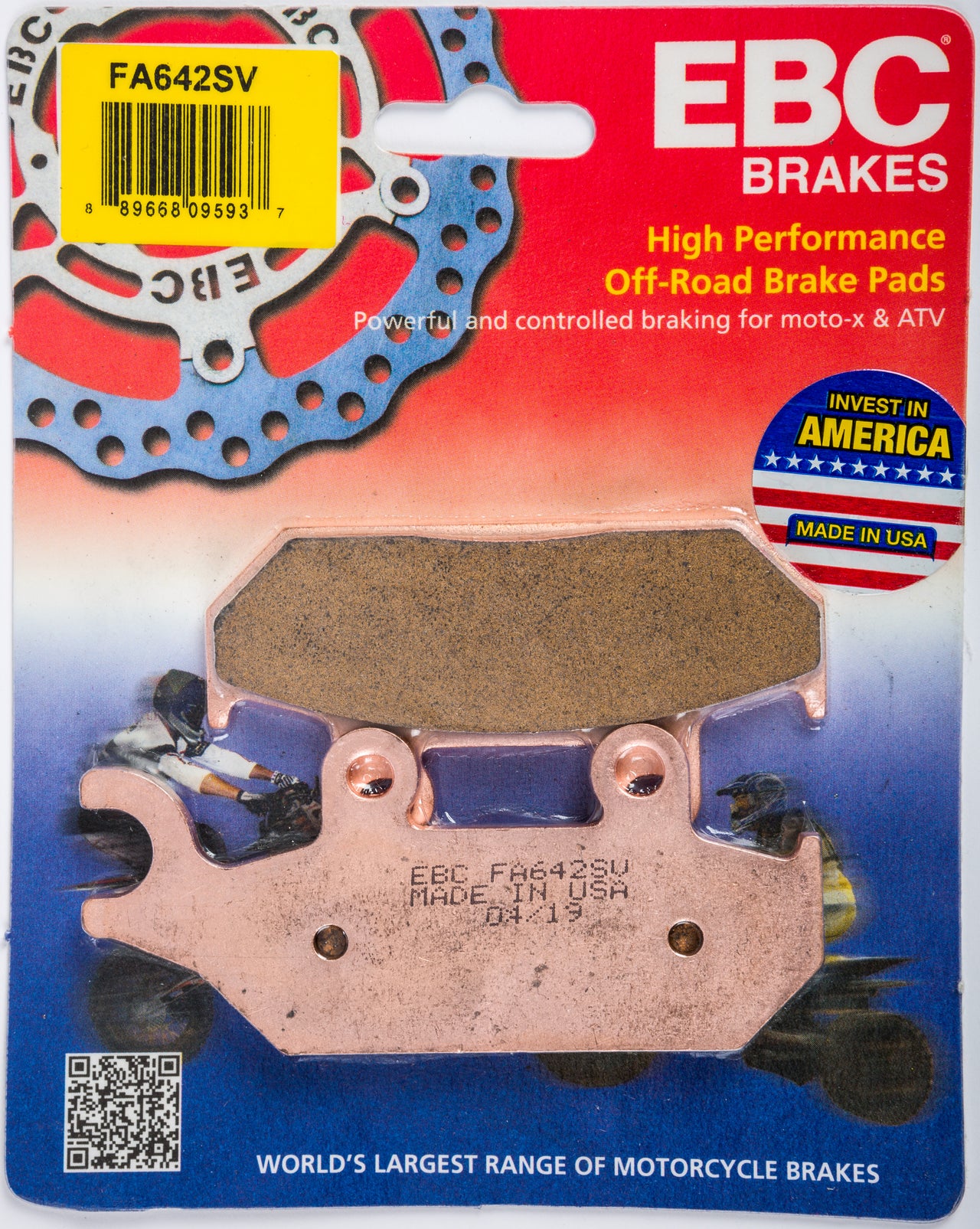 Brake Pads Fa642sv Old Severe Duty Sv Series