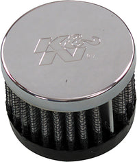 Thumbnail for Crankcase Vent Air Filter Direct Mount Chrome Top