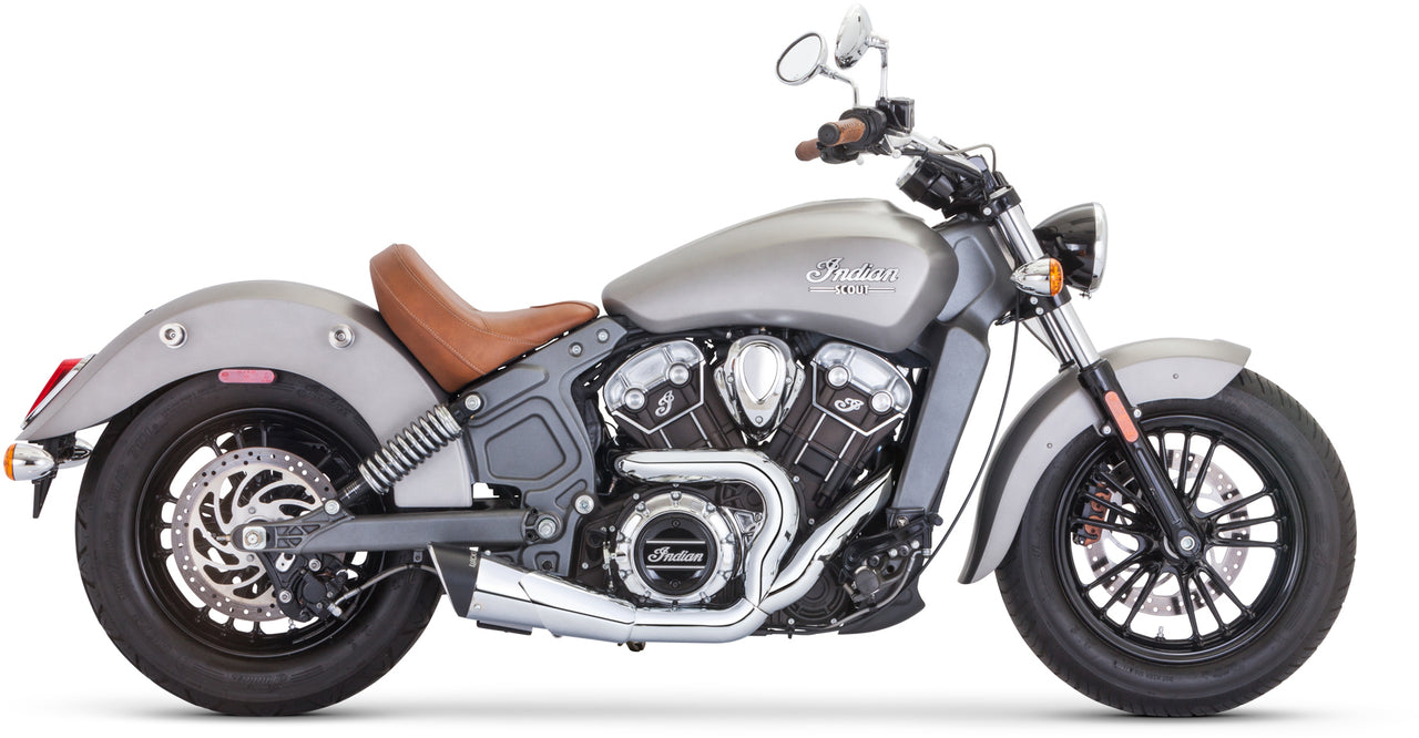 Combat 2 1 Shorty Black W/Chrome Tip `14 Up Scout