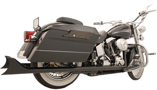 Sharktail Dual System Black 2.5"Odx32" `97 06 Softail