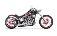 Thumbnail for Turnout 2 1 Chrome W/Black Tip `86 17 Softail