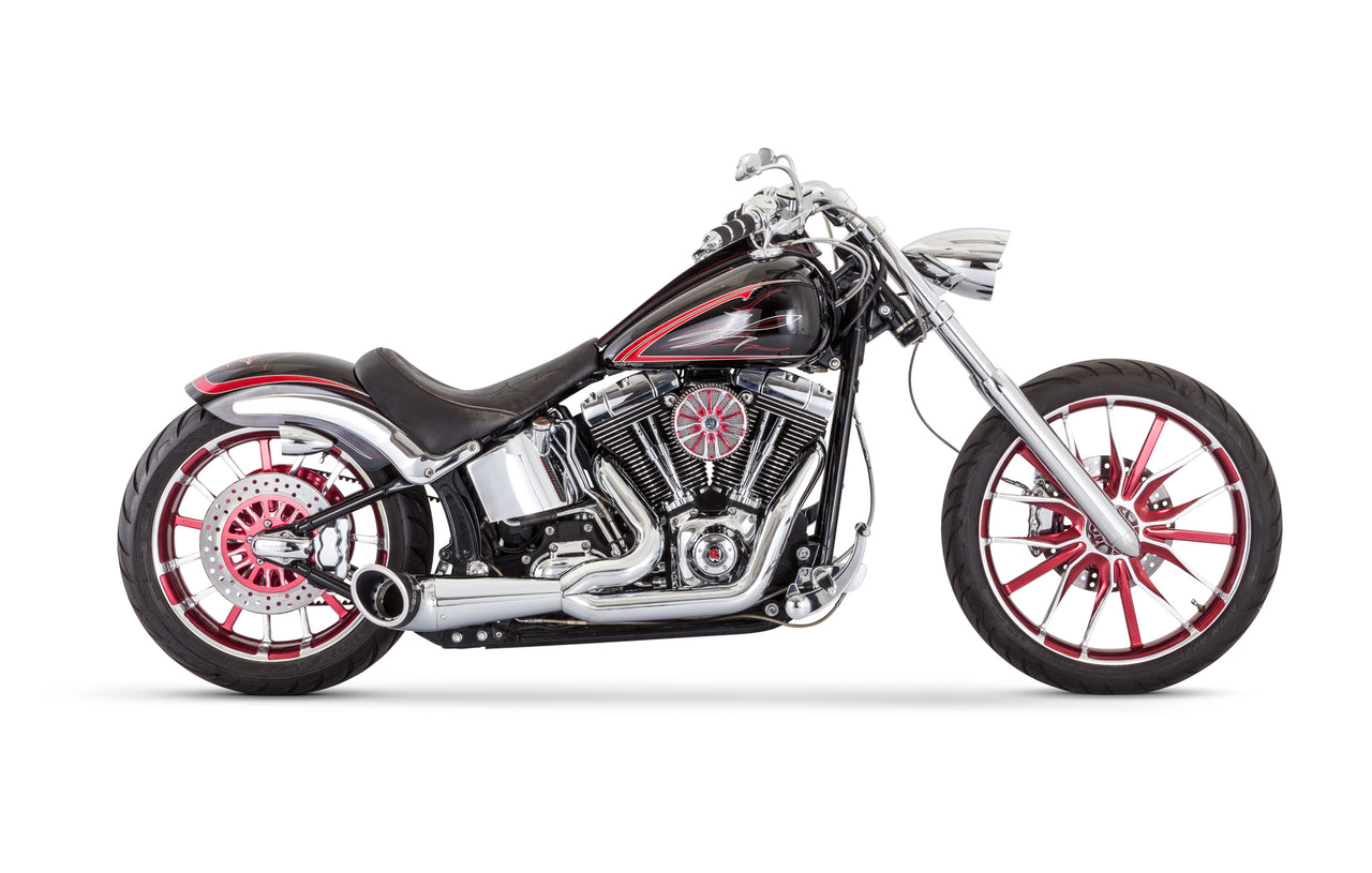 Turnout 2 1 Chrome W/Chrome Tip `86 17 Softail