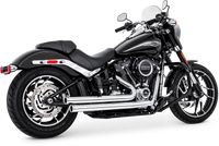 Thumbnail for Independence Staggered Chrome W/Chrome Tip M8 Softail