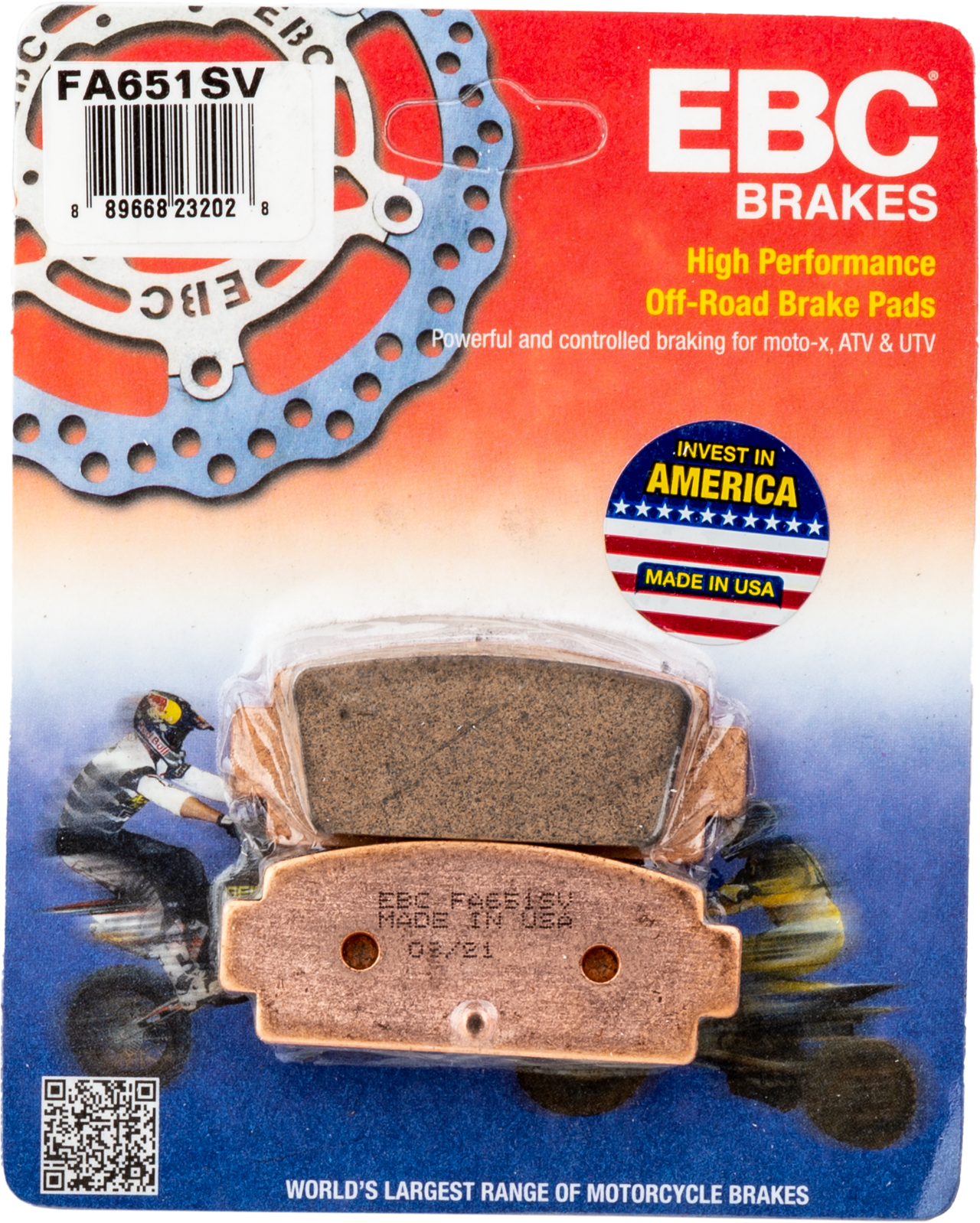 Brake Pads Fa651sv Severe Duty Sv Series