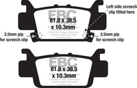 Thumbnail for Brake Pads Fa703sv Severe Duty Sv Series
