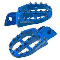 Thumbnail for Aluminum Footpegs Hus H Blue