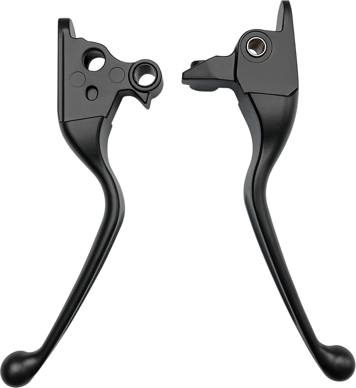 Smooth Lever Set Blk Touring 08 13 W/Cable Clutch