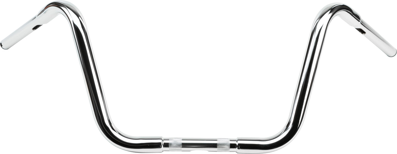12" Chrome Ape Hangers 1" Thru Clamp  Tbw