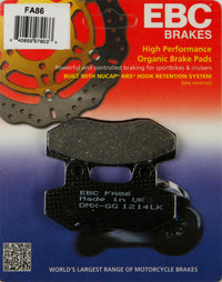 Thumbnail for Brake Pads Fa86 Organic