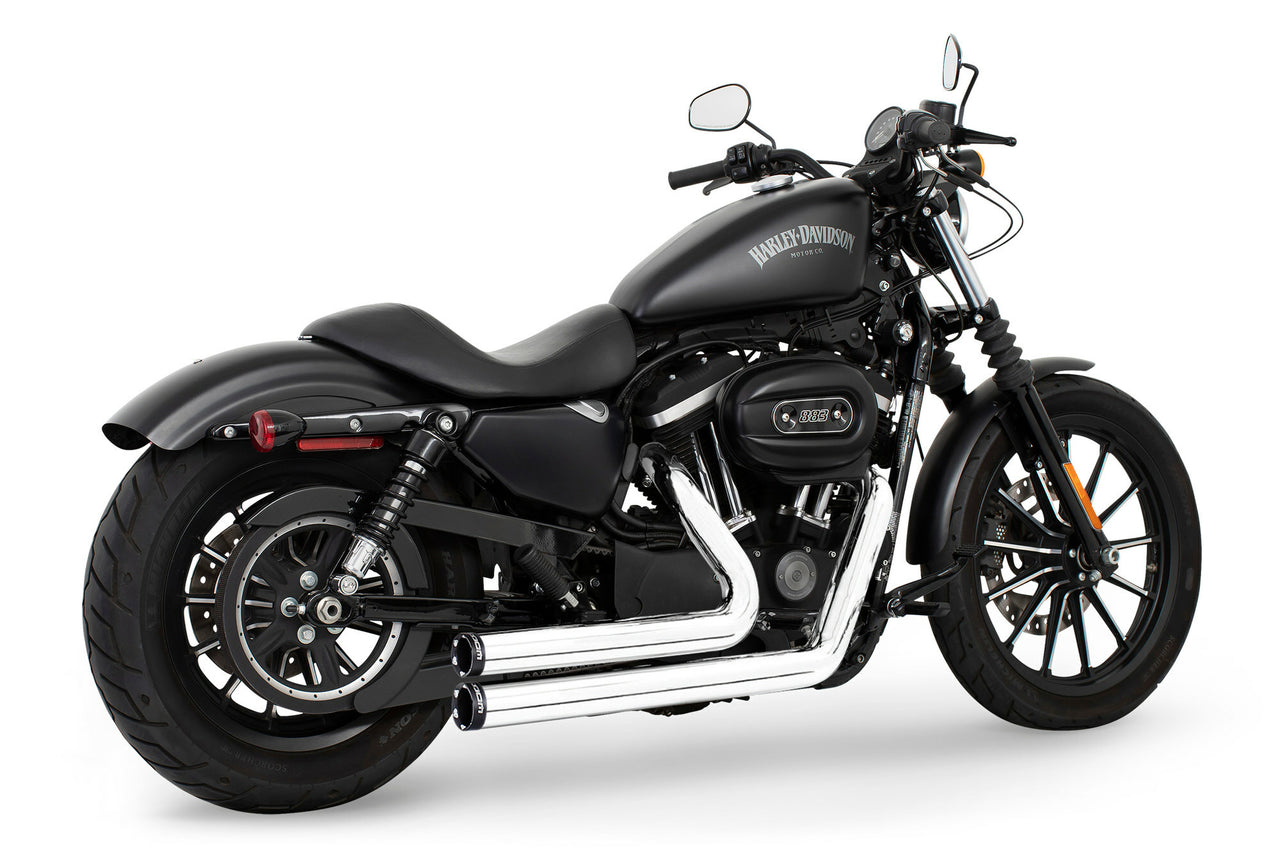 Independence Shorty Chrome W/Black Tip Sportster