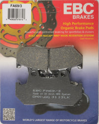 Thumbnail for Brake Pads Fa69/3 Organic