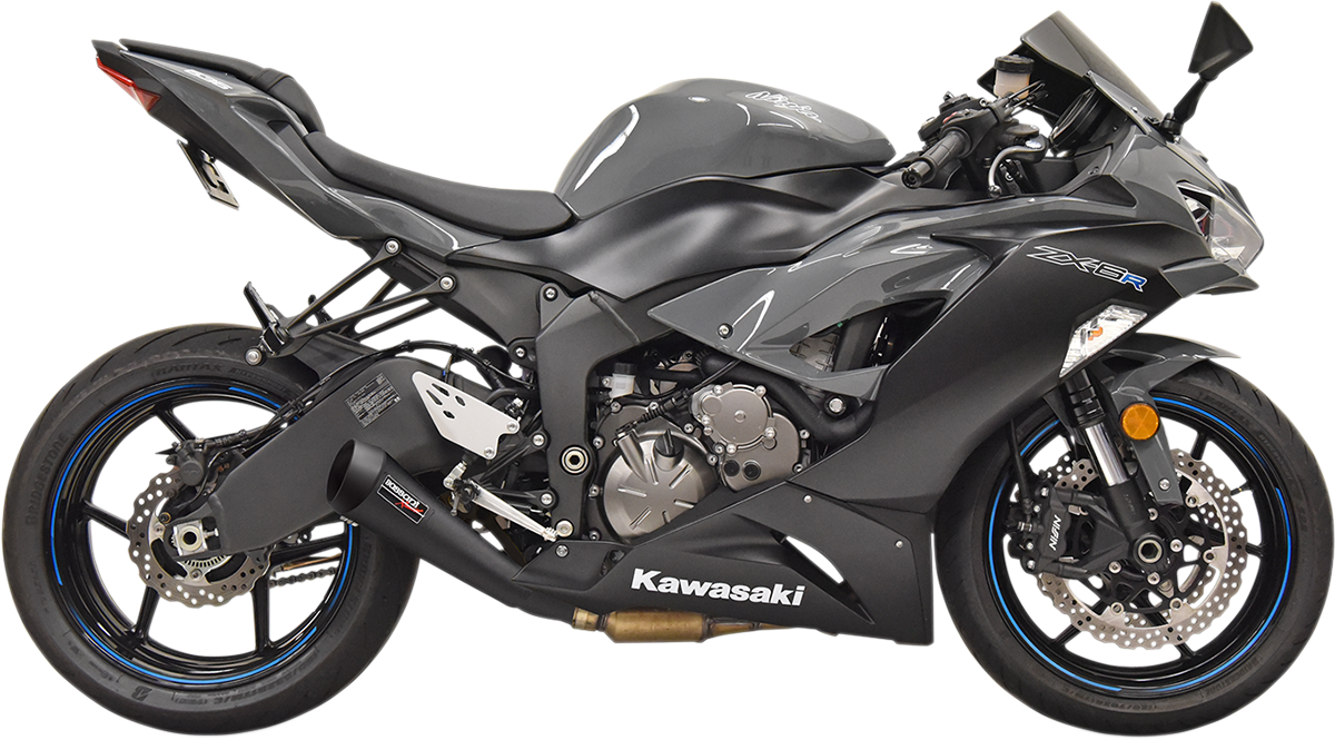 BASSANI XHAUST ZX-6R Slip-On - Black 5Z627B