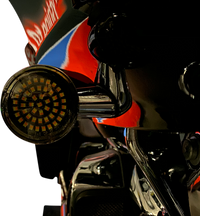 Thumbnail for CUSTOM DYNAMICS Amber/White LED Turn Signal Inserts GEN-4-AW-1157