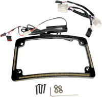 Thumbnail for CUSTOM DYNAMICS All in One License Plate Frame - Black TF05-HD-B