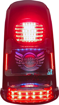 Thumbnail for CUSTOM DYNAMICS License Plate Frame/Turn Signal Eliminator - Black TS-ELIM-06BCM-B